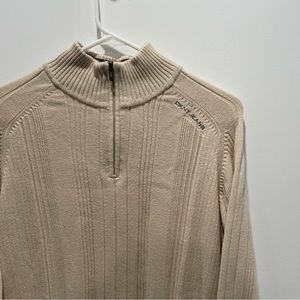 DKNY Jeans Quarter Zip Sweater